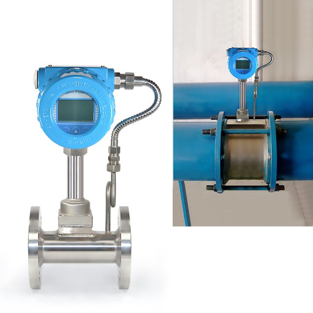 Low Cost and Lower Failure Rate vortex Shedding Nature Gas Flow Meter Totalizer