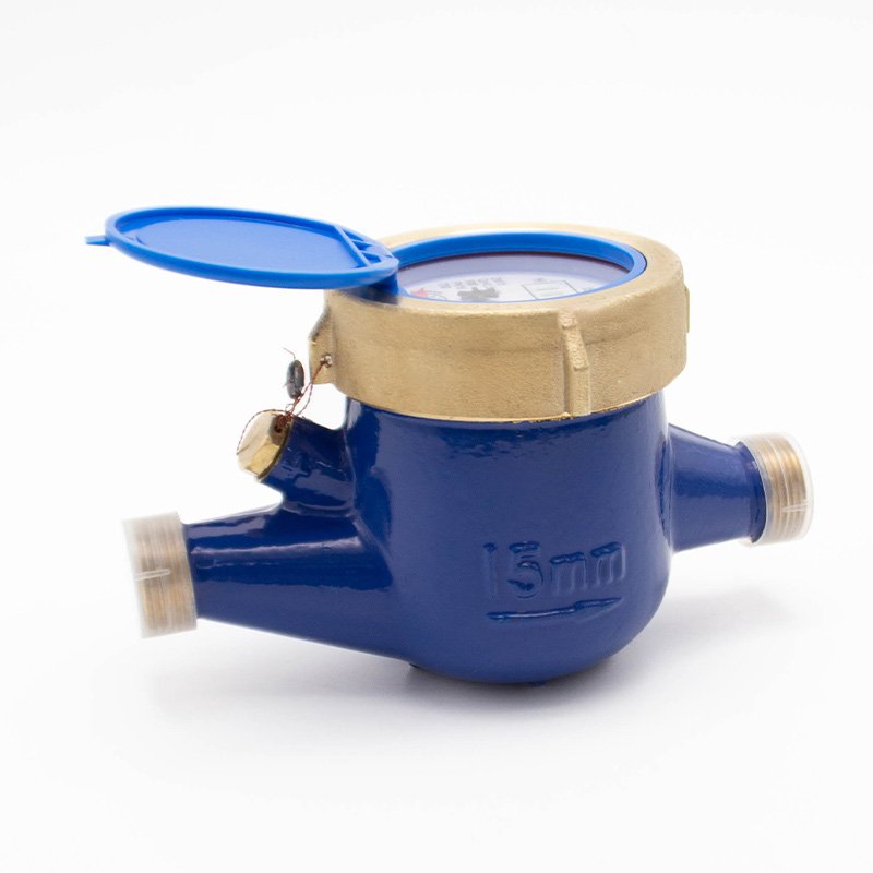 Brass Multi-Jet Cold Mechanical Water Meter Flow Meter for Gas Oil and Air OEM Customization Supported