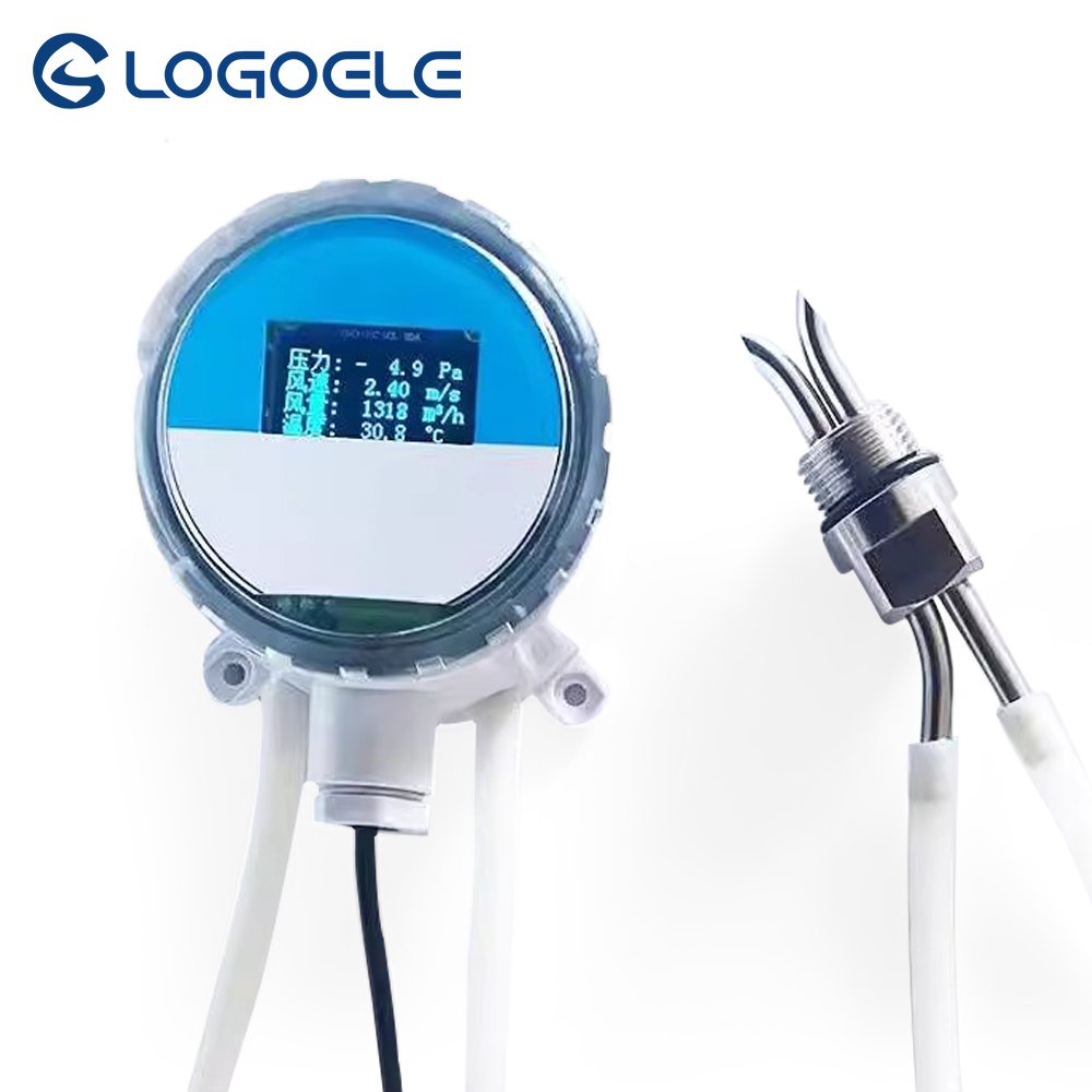Wind Speed Anemometer Air Velocity Airflow Meter Digital Flowmeter Monitor Sensor Air Flow Analyzer