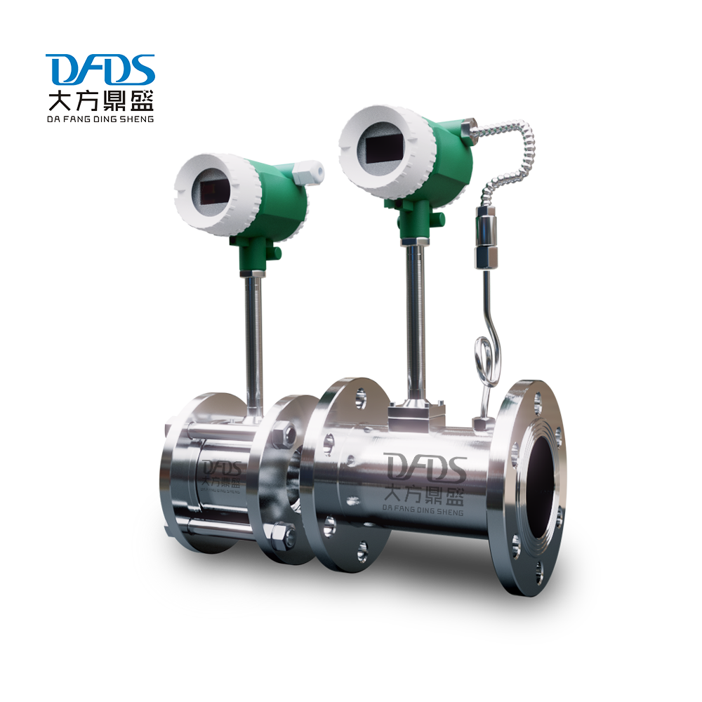 Flujometro De Gas Aire Flange Dn125 Digital vortex Compressed air Steam Argon lpg Gas Flow Meter