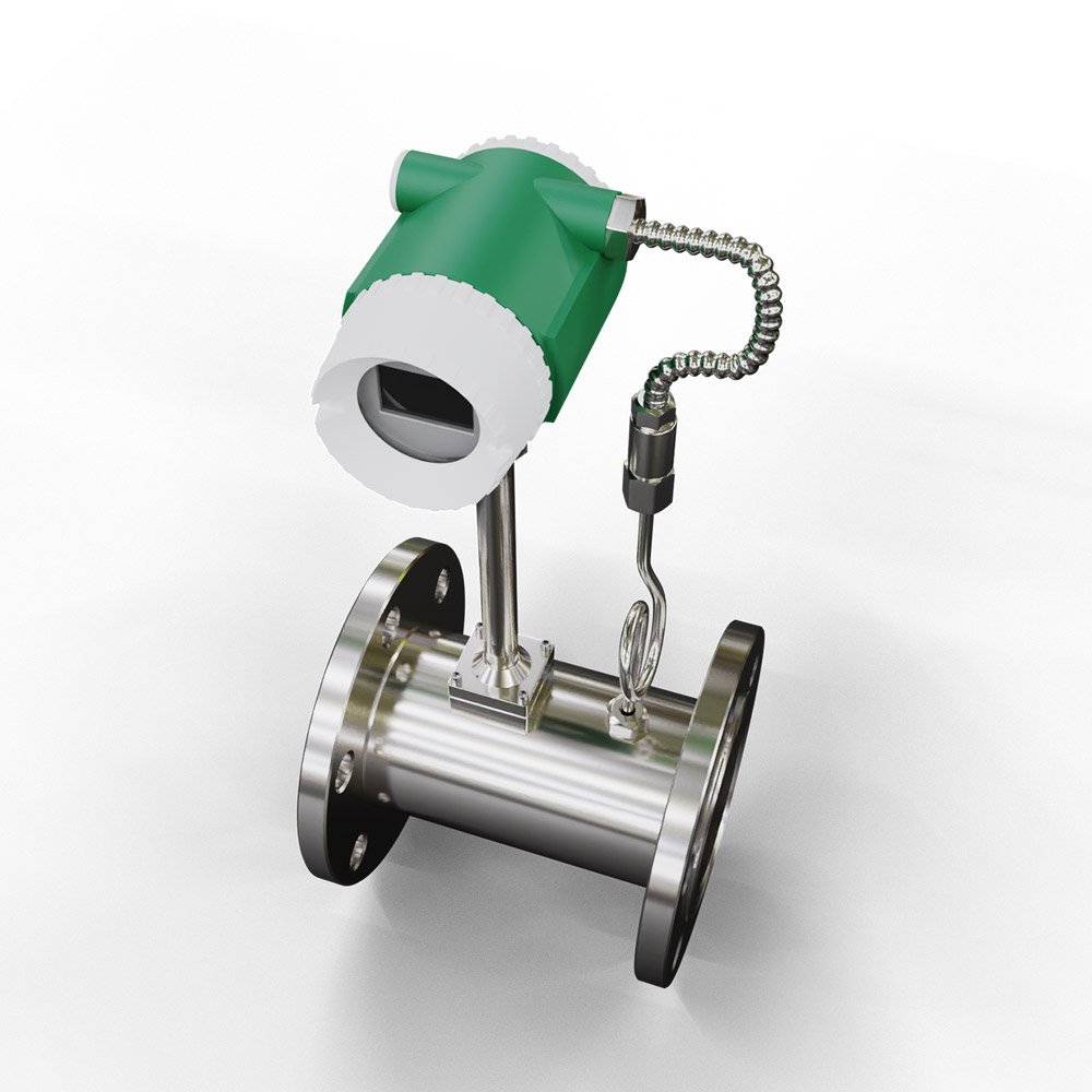 Flujometro De Gas Aire Flange Dn125 Digital vortex Compressed air Steam Argon lpg Gas Flow Meter