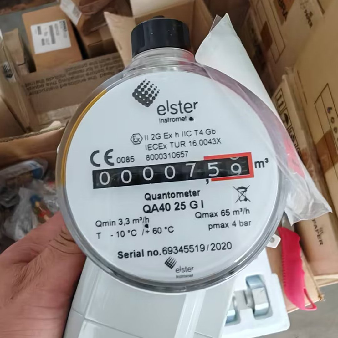 Honeywell Elster Quantometer QA40 25GI PN4 Natural Gas Meter Boilers Turbine Flow Meters In-plant Allocation Metering