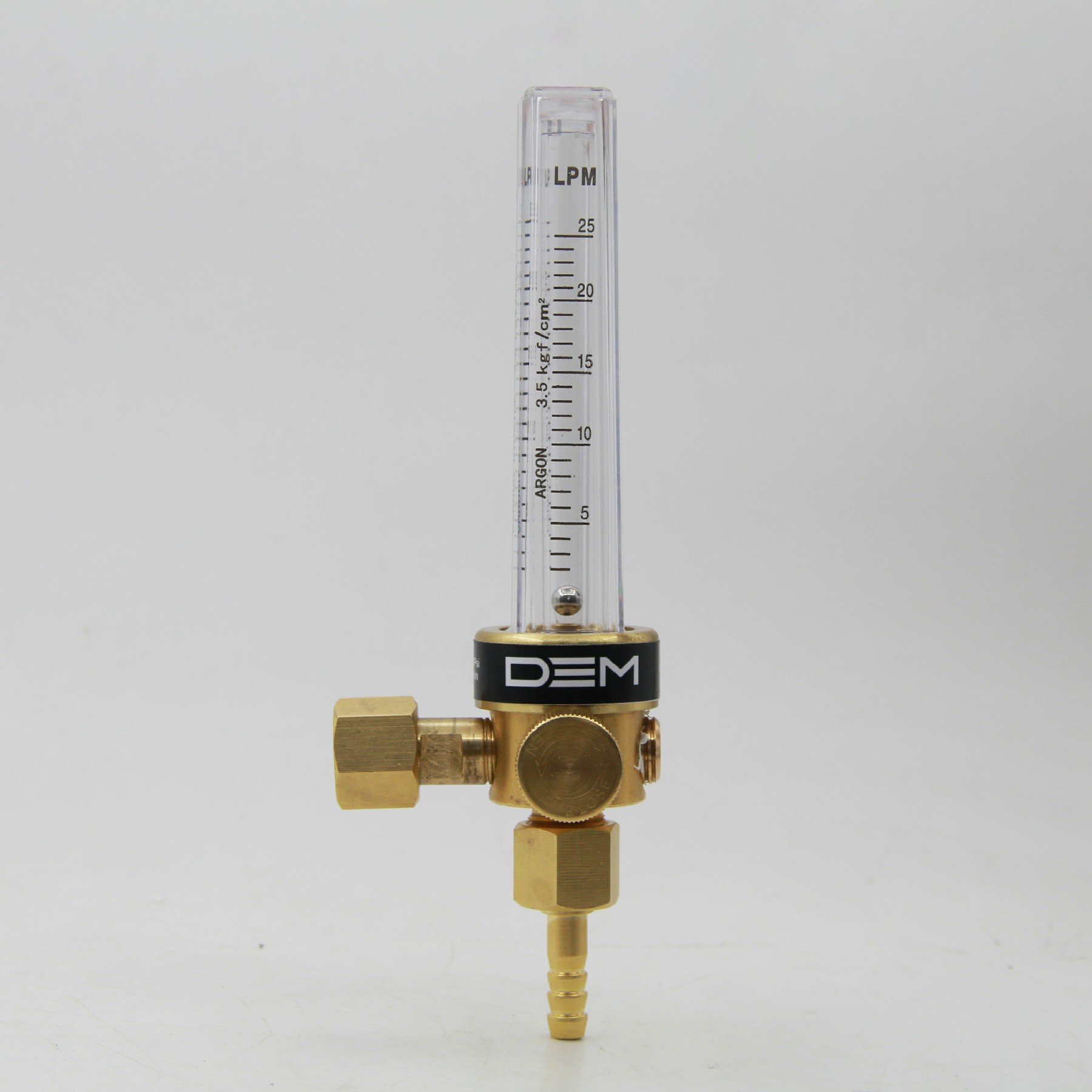 DEM FL01 Brass Argon CO2 Gas Welding Pressure Regulator Flowmeter for TIG and MIG Welding