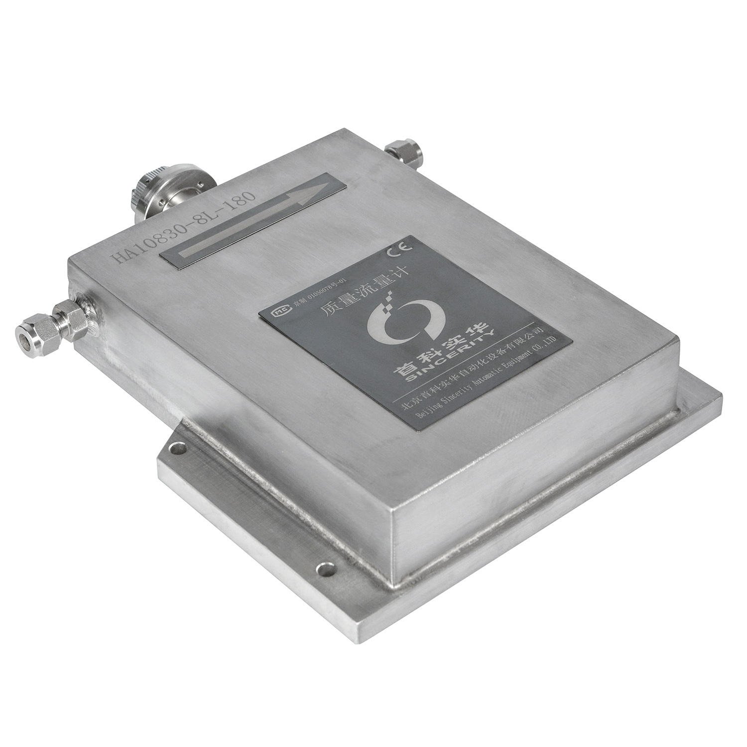 Stainless Steel Compressed Air Flow Meter Digital Fuel Thermal Mass Flow Meter for Oil