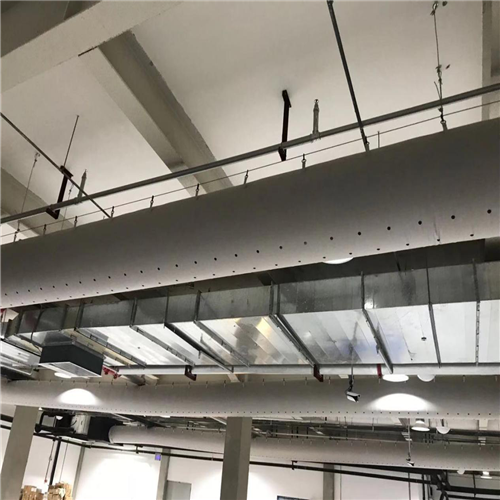 Modern Industrial-Style Fire-Proof Ventilation System Flexible for Air Duct for Air Conditioning in Warehouses HVAC Systems