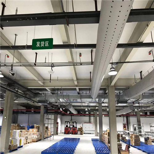 Modern Industrial-Style Fire-Proof Ventilation System Flexible for Air Duct for Air Conditioning in Warehouses HVAC Systems