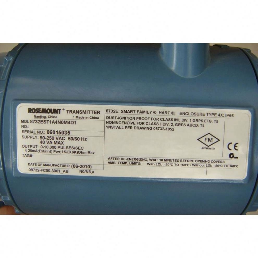 ORIGINAL NEW ROSE-MOUNTT EMERSON 8732E 8750W MAGNETIC FLOW METER TUBE SENSOR 3" DN80