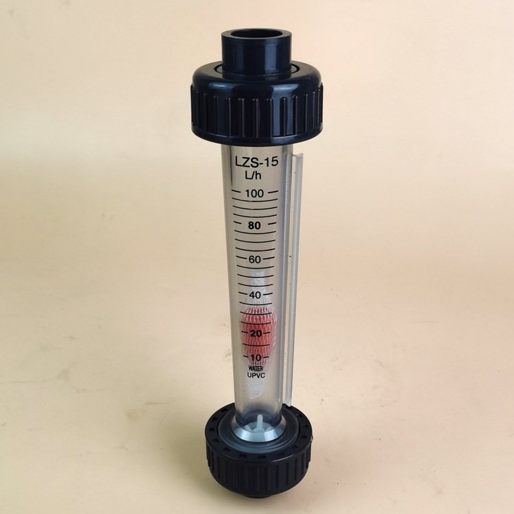 LZS-15 DN15mm 1/2" Pipe Line 6-1000 Liter/H Durable ABS Plastic Tube Water Flow Meter Vertical Float Flowmeter