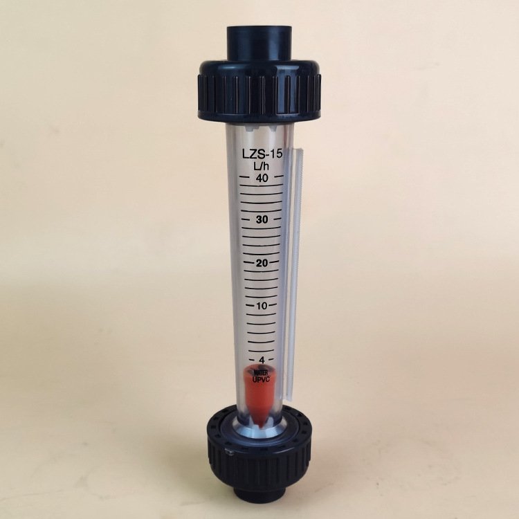 LZS-15 DN15mm 1/2" Pipe Line 6-1000 Liter/H Durable ABS Plastic Tube Water Flow Meter Vertical Float Flowmeter