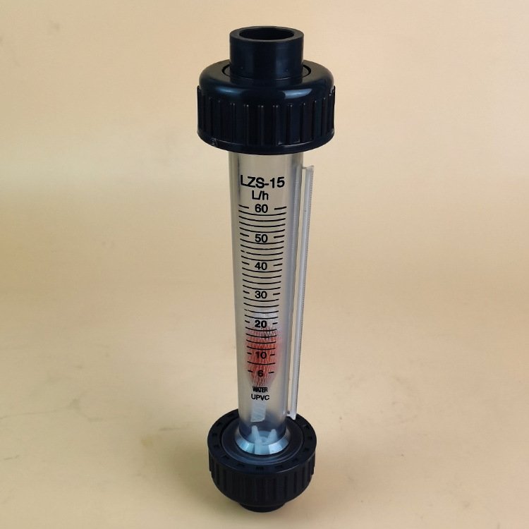 LZS-15 DN15mm 1/2" Pipe Line 6-1000 Liter/H Durable ABS Plastic Tube Water Flow Meter Vertical Float Flowmeter