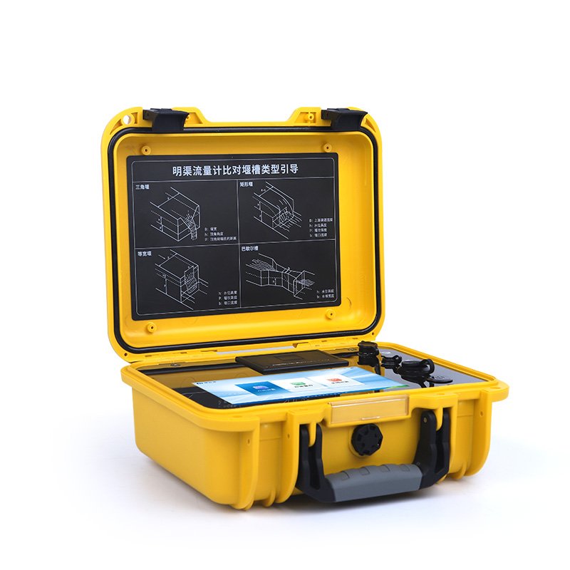 Parshall Portable Ultrasonic Open Channel Flowmeter Hydrological Monitoring River Flow Monitoring Agricultural Testing Equipment