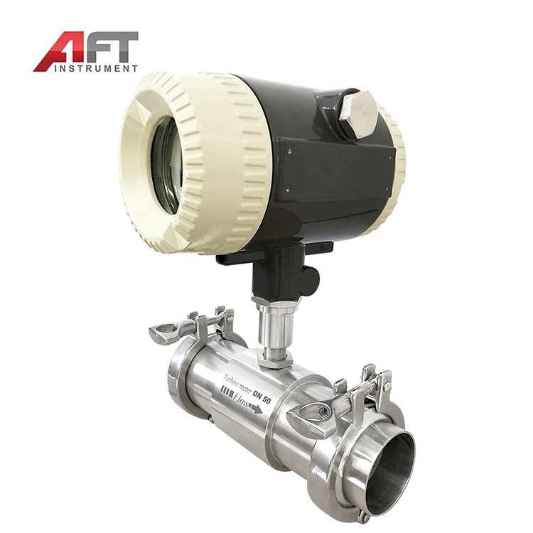 DN100 Flow Meter Precision Sensor Counter for Fuel Oil Liquid Intelligent Threaded Type Turbine Flowmeter