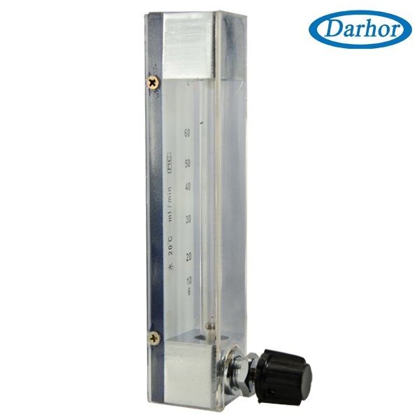 Easy Installation DK800 Glass Tube Flow Meter Gas Panel Mount air Rotamete