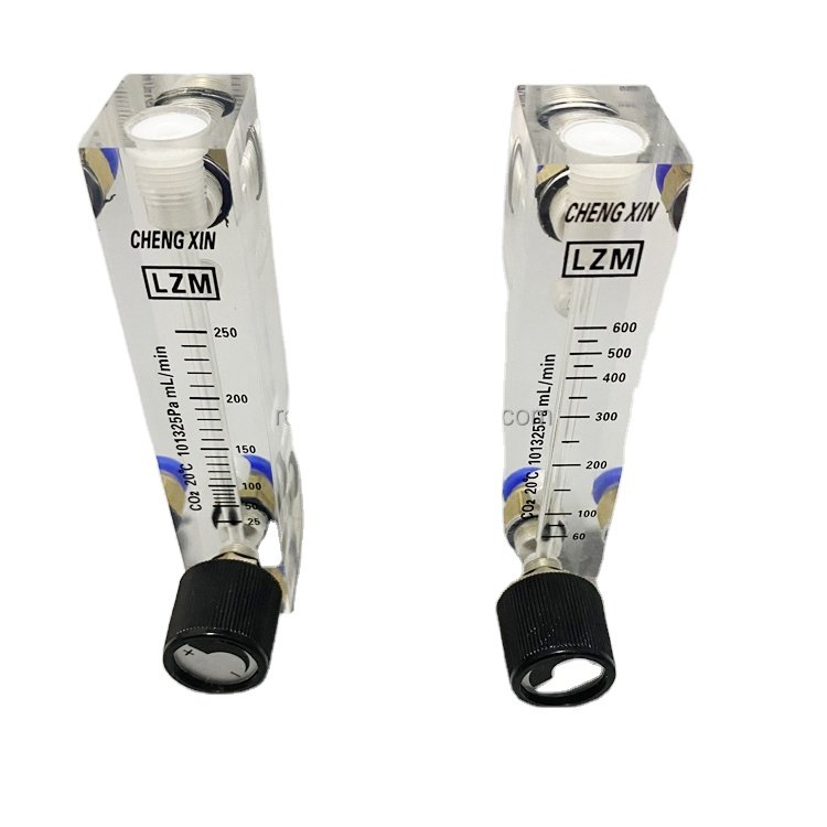 Manufacture LZS-100 Plastic Tube Type Rotameter Flow Meter with Flange Connection