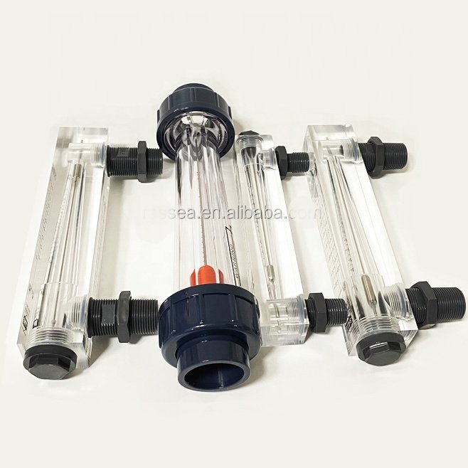 Manufacture LZS-100 Plastic Tube Type Rotameter Flow Meter with Flange Connection