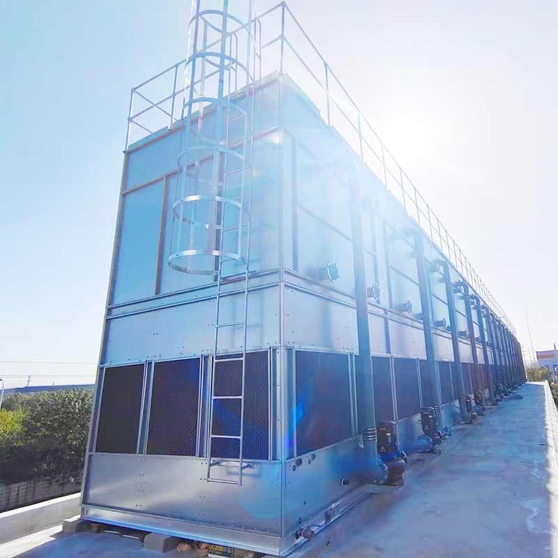 Medium Speed Machine Chemical Industry Closed Water Tower Centrifugal Blower Side air Cooling Tower 300 Cubic Meters