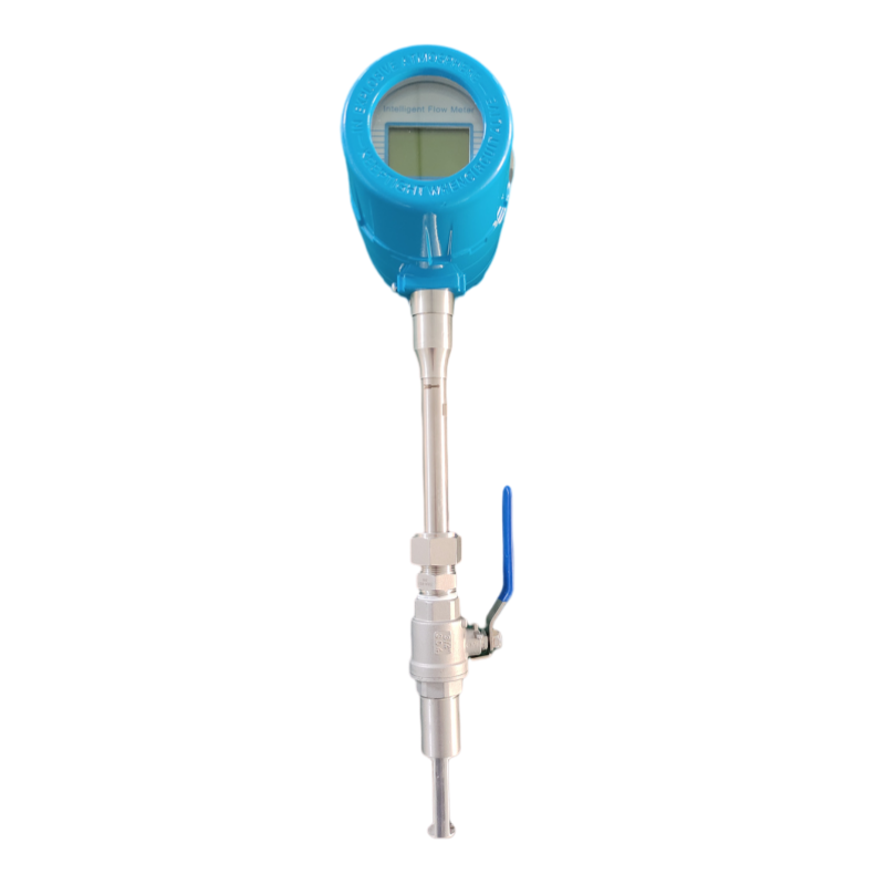 1% Digital Gas Mass Flow Meter Modbus Rs485 Compressed Air Flow Meter Co2 Thermal Mass Flow Meter