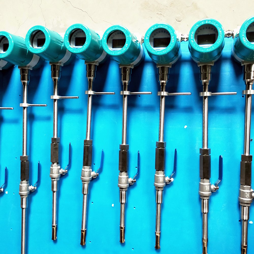 Price Pegotiable Flowmeter Insertion Pipeline Compressed Air Oxygen Nitrogen Natural Gas Thermal Gas Mass Flow Meter