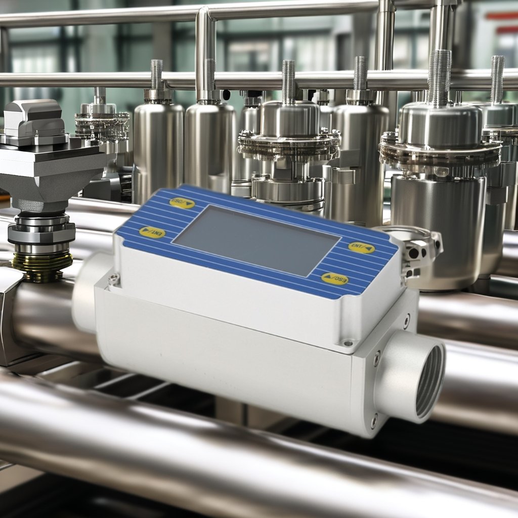 Digital Display Micro-Flow Thermal Mass Flowmeter for Nitrogen Compressed Air Oxygen Control OEM Water Oil for Gas Flow Meter