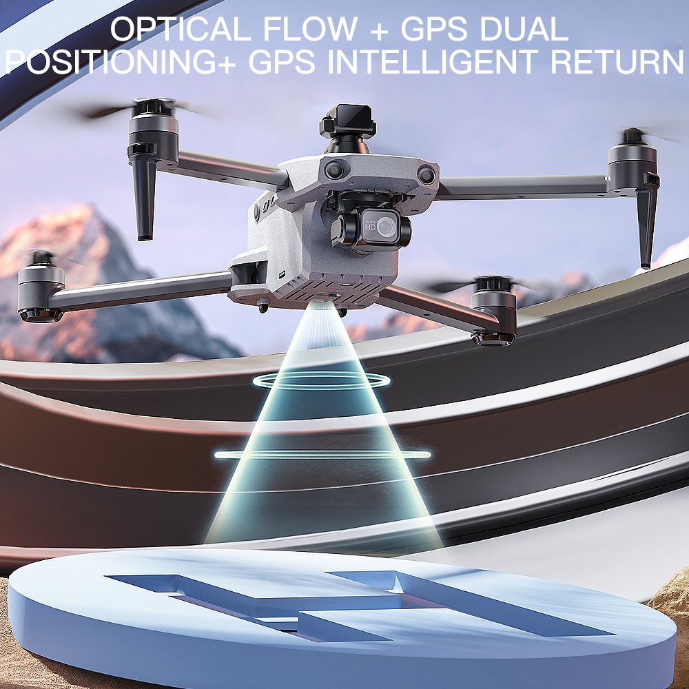 New in 2024 Unboxing Drone Gps K11 Turbo 4km Range Gps Drone Quadcopter Hovering Dronned Semi-Professionnel Metal Drones