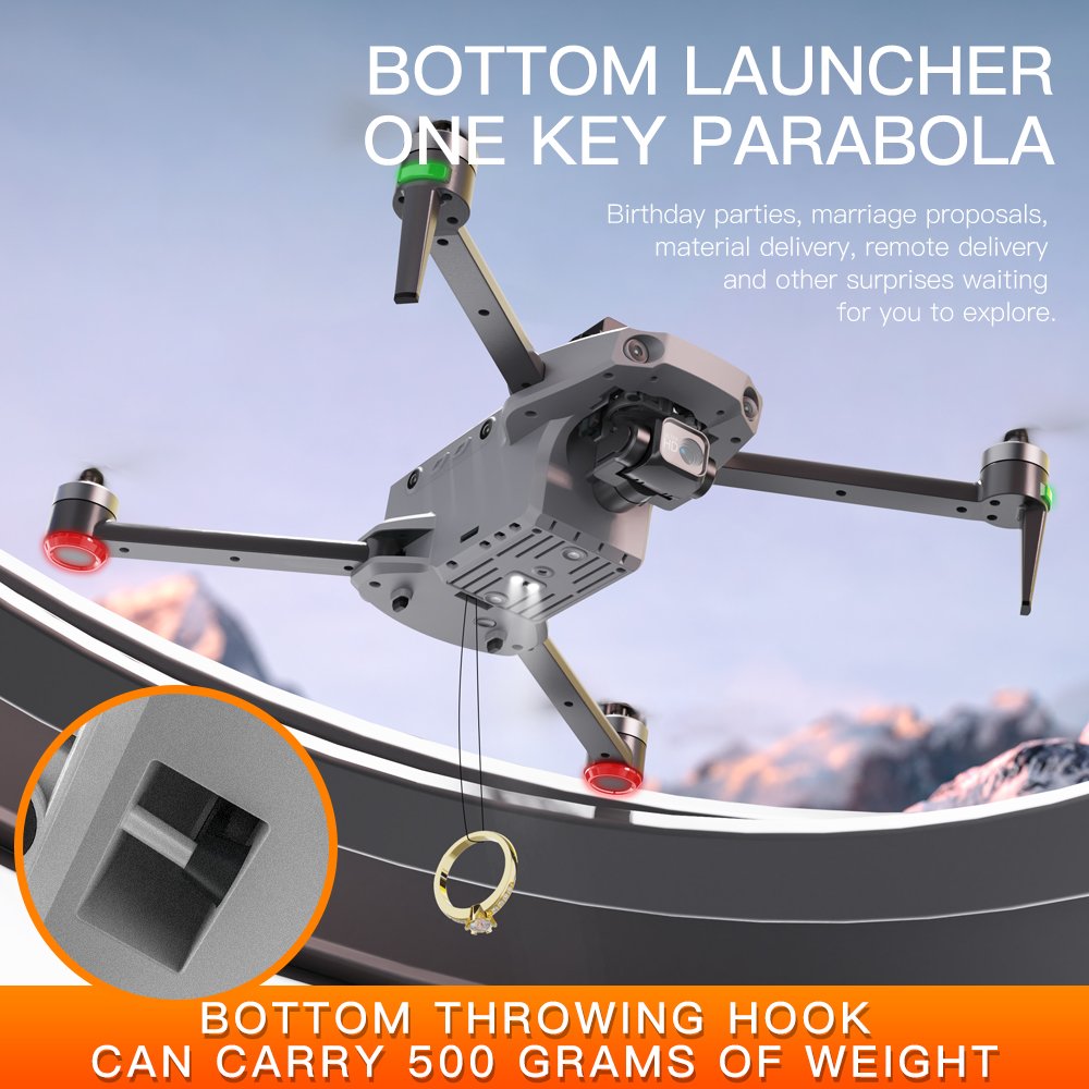 New in 2024 Unboxing Drone Gps K11 Turbo 4km Range Gps Drone Quadcopter Hovering Dronned Semi-Professionnel Metal Drones