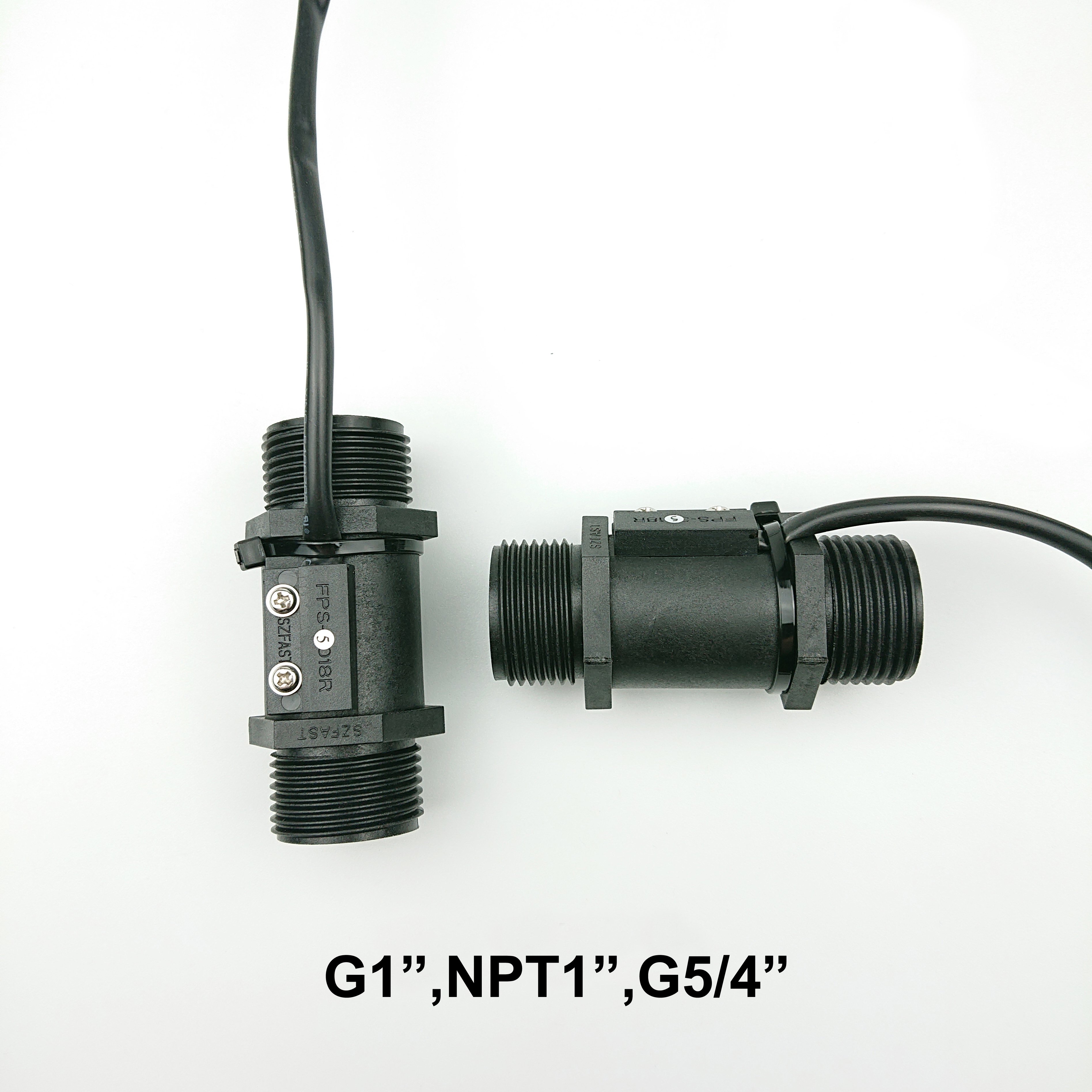1/2" 3/4" 1 Inch Plastic Flow Switch Male Female Thread/DN15 DN20 Piston Paddle Water Flow Sensor Magnetic Reed 2 Wires Switches