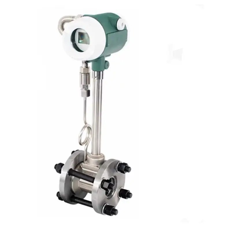 Customized 4-20mA Precession Co2 Gas Compress Air Steam Flowmeter Vortex Flow Meter