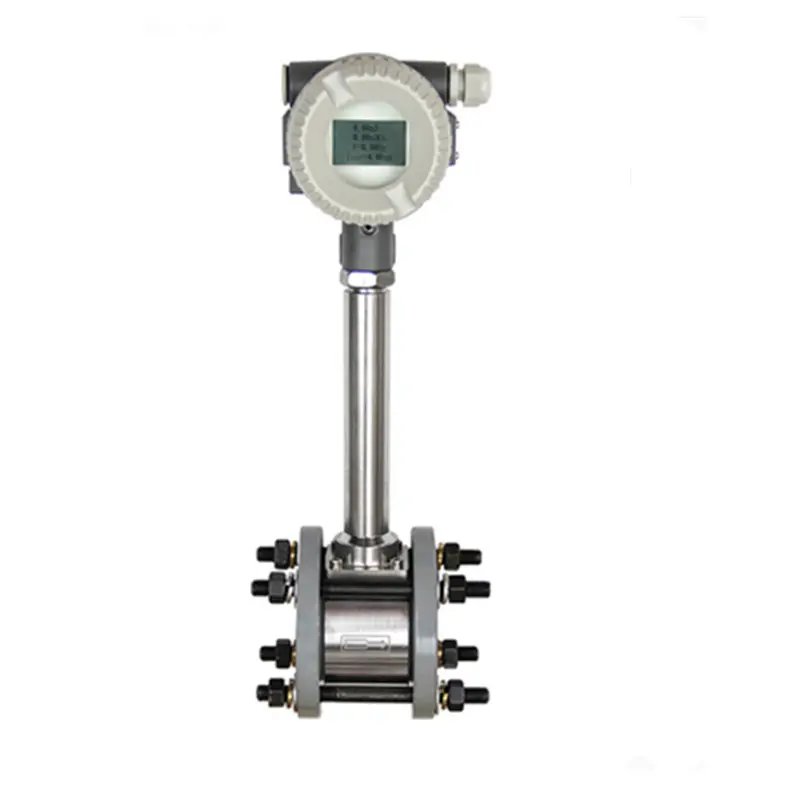 Customized 4-20mA Precession Co2 Gas Compress Air Steam Flowmeter Vortex Flow Meter