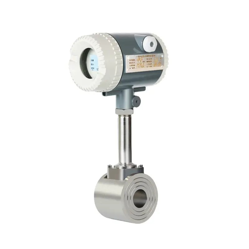 Customized 4-20mA Precession Co2 Gas Compress Air Steam Flowmeter Vortex Flow Meter