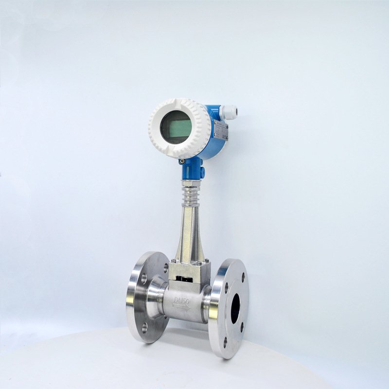 Low Price Digital 1'' 2'' 3'' Air Flow Meter 4-20mA RS485 Vortex Compressed Gas Flow Meter