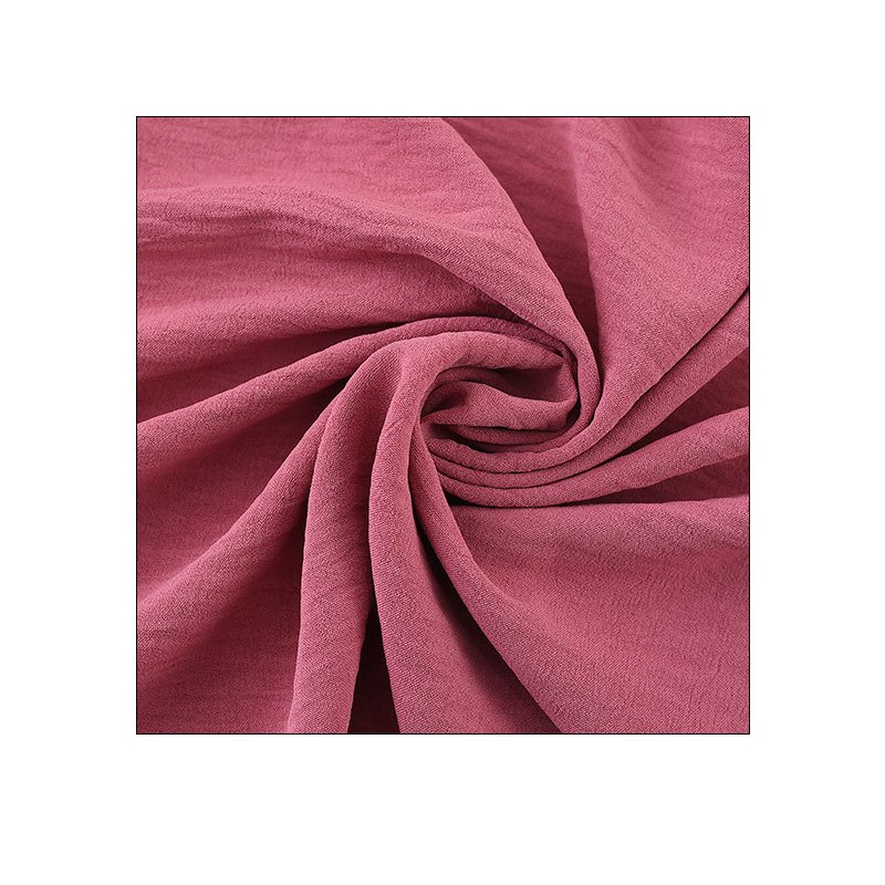 Hot Sale Fabric Women Muslim Hijab Abaya Fabric 100% Polyester Twill air Flow Crepe Fabric