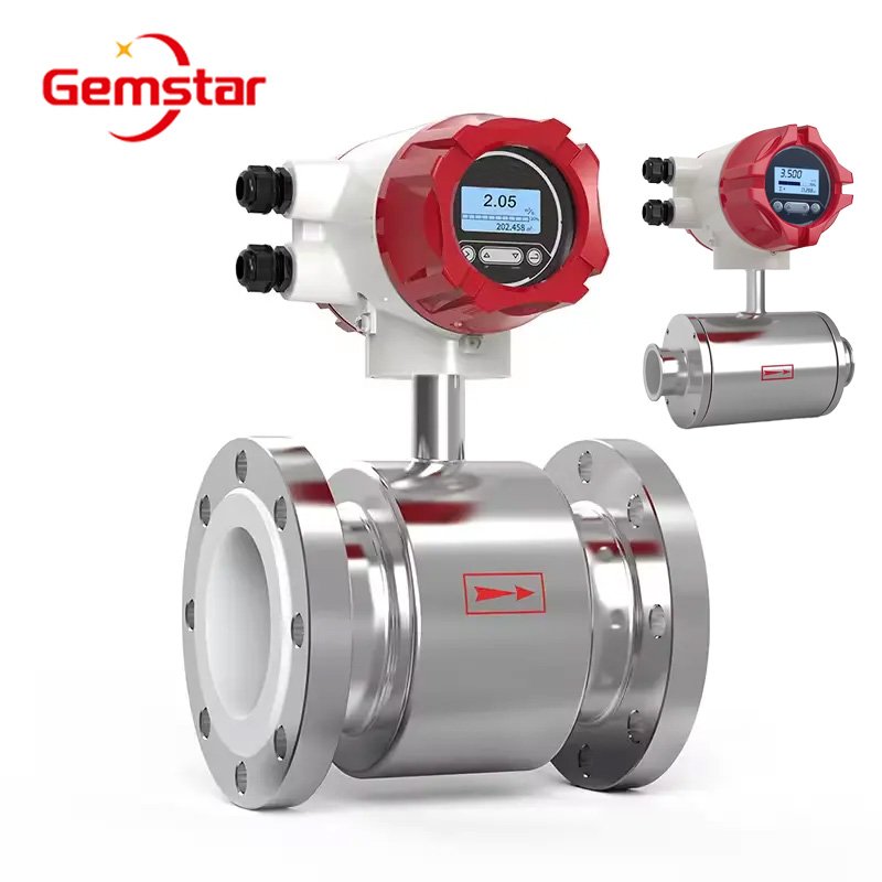 Customizable Stainless Steel Digital LCD Flowmeter for 1-2 Inch Pipes Medium Liquid Gas Oil Air Flow Meter OEM
