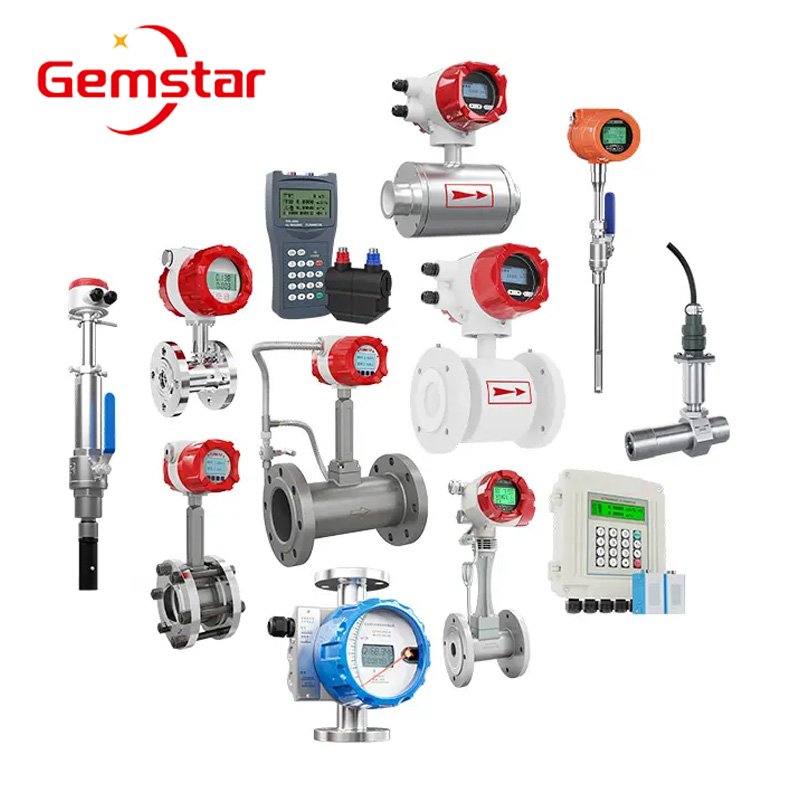 Customizable Stainless Steel Digital LCD Flowmeter for 1-2 Inch Pipes Medium Liquid Gas Oil Air Flow Meter OEM