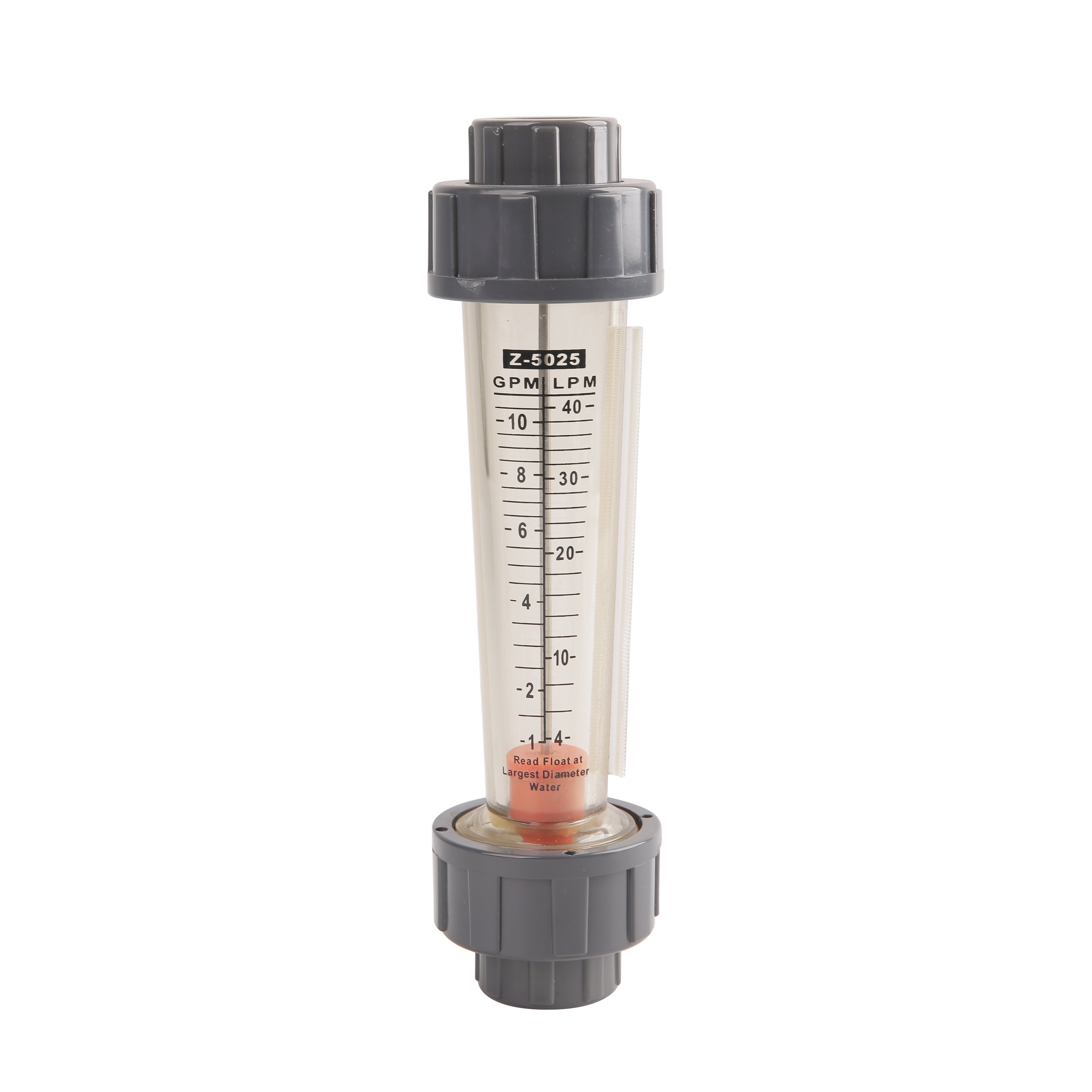 Flow Meter Rotameter Plastic PC PSU AS Float Type Water Treatment Flowtech