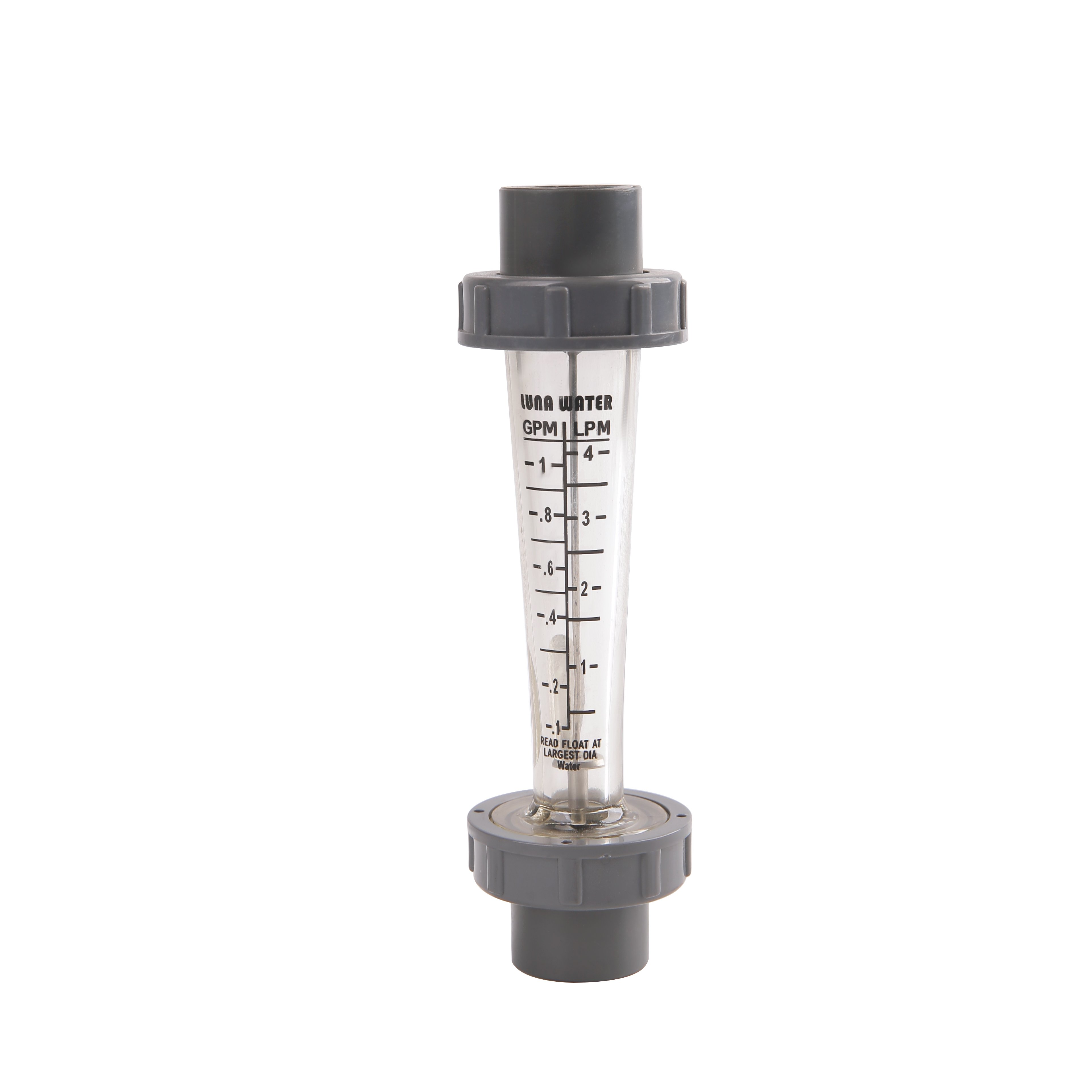 Flow Meter Rotameter Plastic PC PSU AS Float Type Water Treatment Flowtech