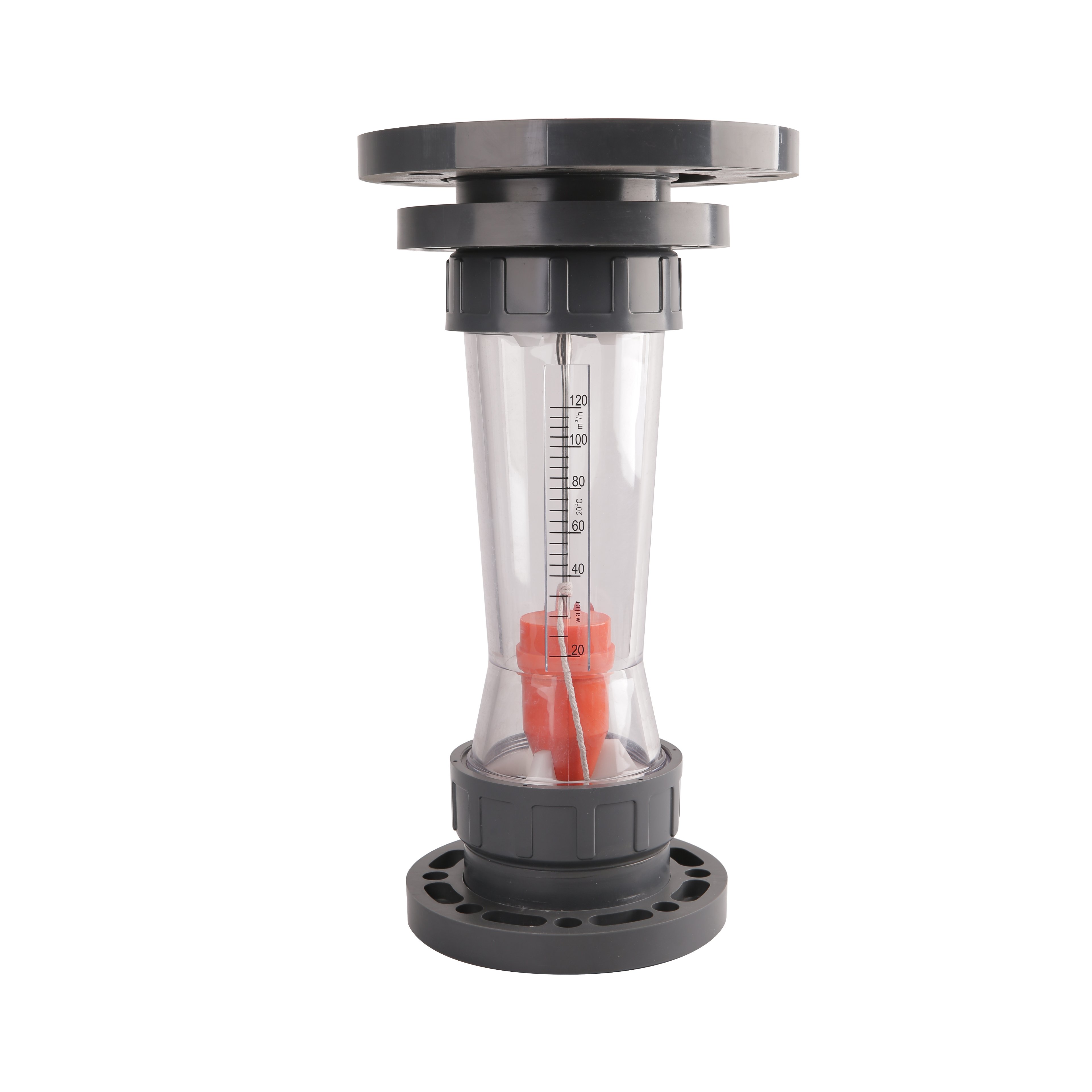 Flow Meter Rotameter Plastic PC PSU AS Float Type Water Treatment Flowtech