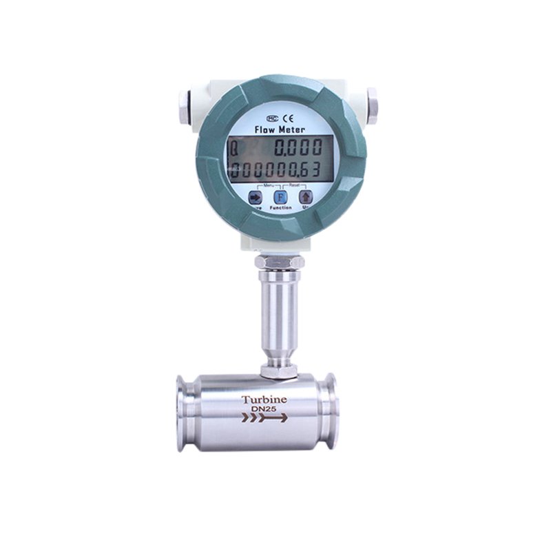 High Precision Manufacturer Stainless Steel Sanitary Liquid Digital Turbine Hydraulic Oil Water Flow Meter Price