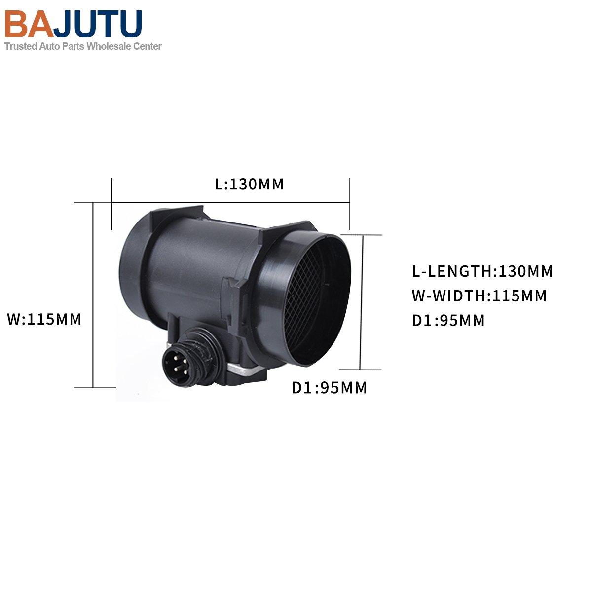 Mass Air Flow MAF Sensor Wholesale Price at BAJUTU for BMW E36 E38 E39 OE:5WK9600 Shopify,Ebay,Wish Hot Seller