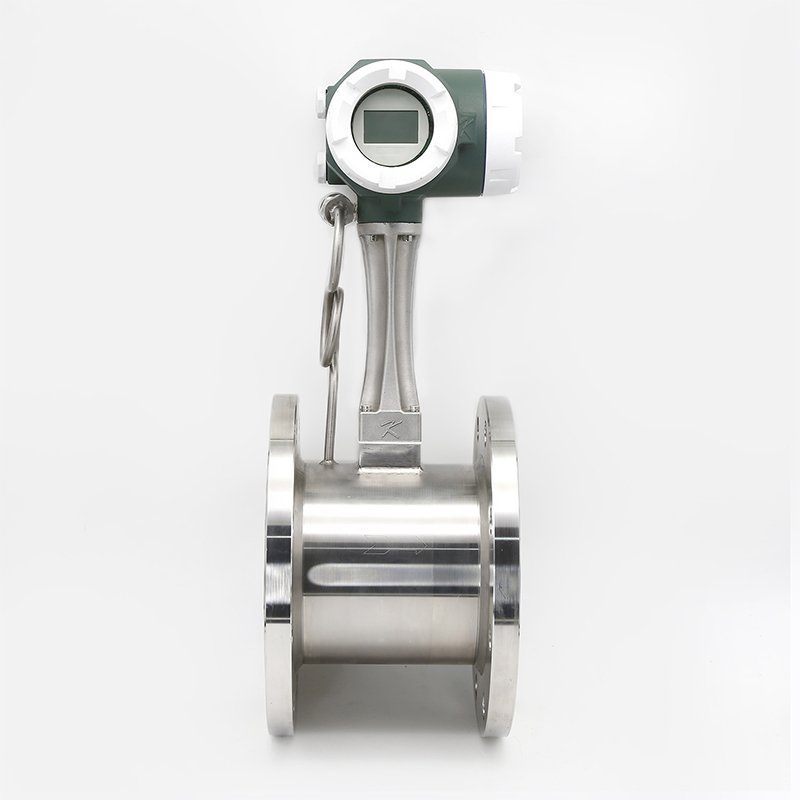 4-20mA Compressed air Water Flow Meter Sensor Price Electronic Digital Steam Type Gas vortex Flow Meter Sensors