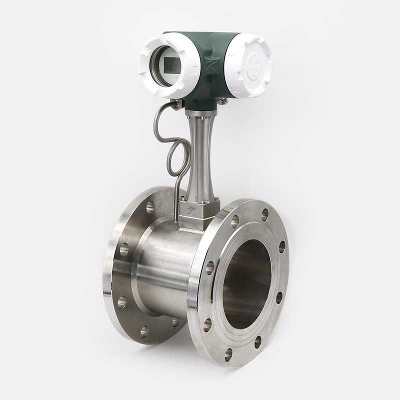 4-20mA Compressed air Water Flow Meter Sensor Price Electronic Digital Steam Type Gas vortex Flow Meter Sensors