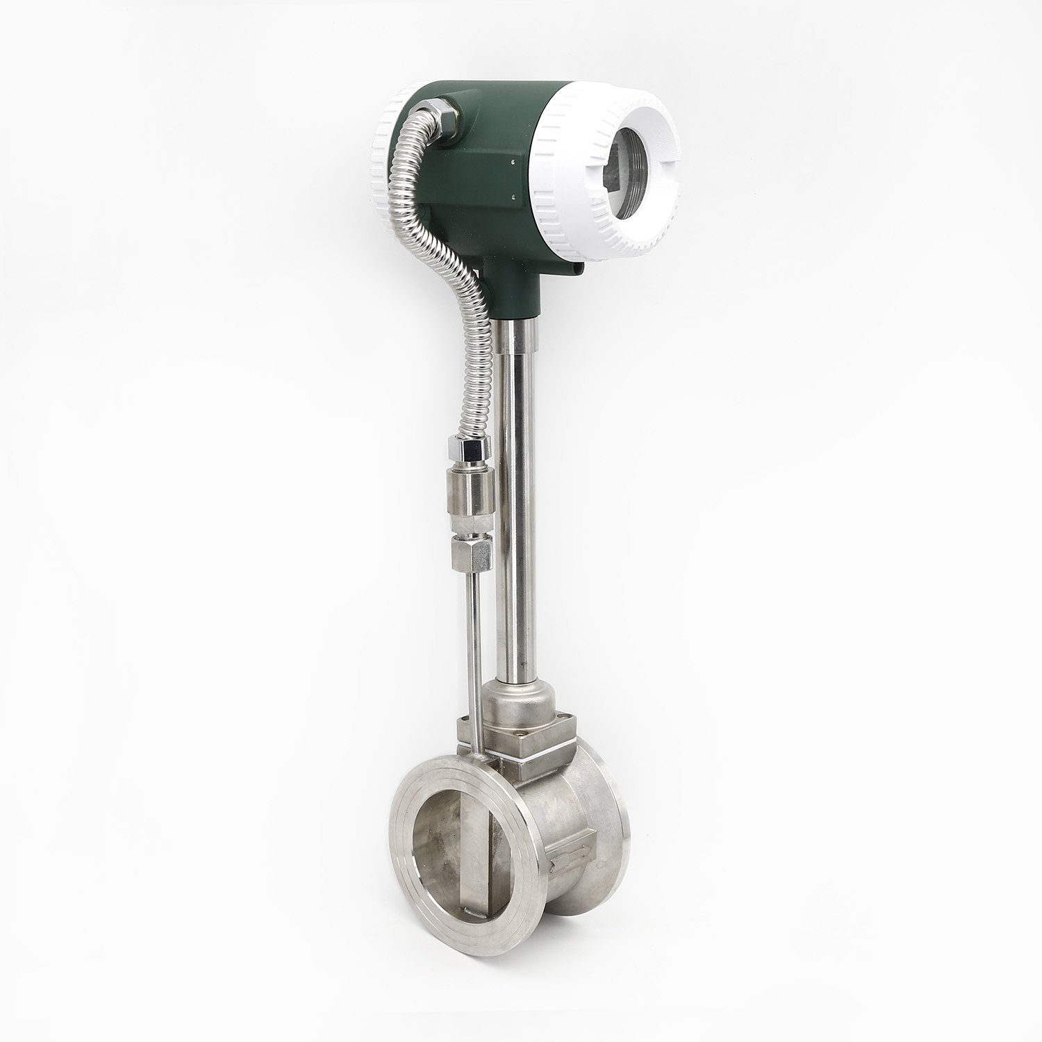 4-20mA Compressed air Water Flow Meter Sensor Price Electronic Digital Steam Type Gas vortex Flow Meter Sensors