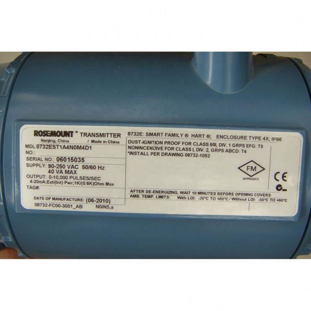 ORIGINAL NEW ROSEMOUNTT EMERSON 8732E 8750W MAGNETIC FLOW METER TUBE SENSOR 3" DN80