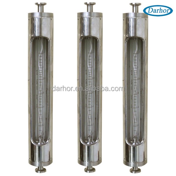 Stainless Steel Drinking Water Rotameters VA30S Series Milk Glass Tube Flow Meters