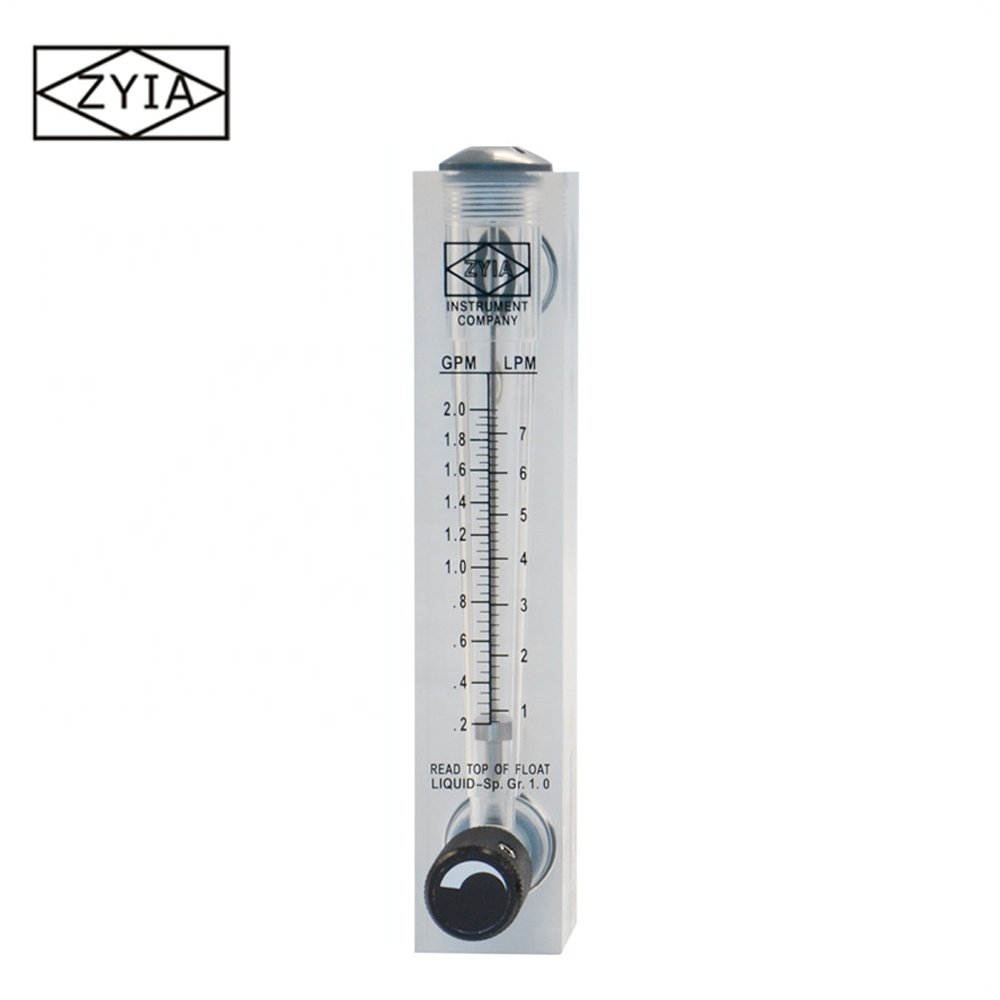 Low Cost Acrylic Adjustable Flowmeter Hot Gas Flow Meter Sight Glass Small air Float Rotameter