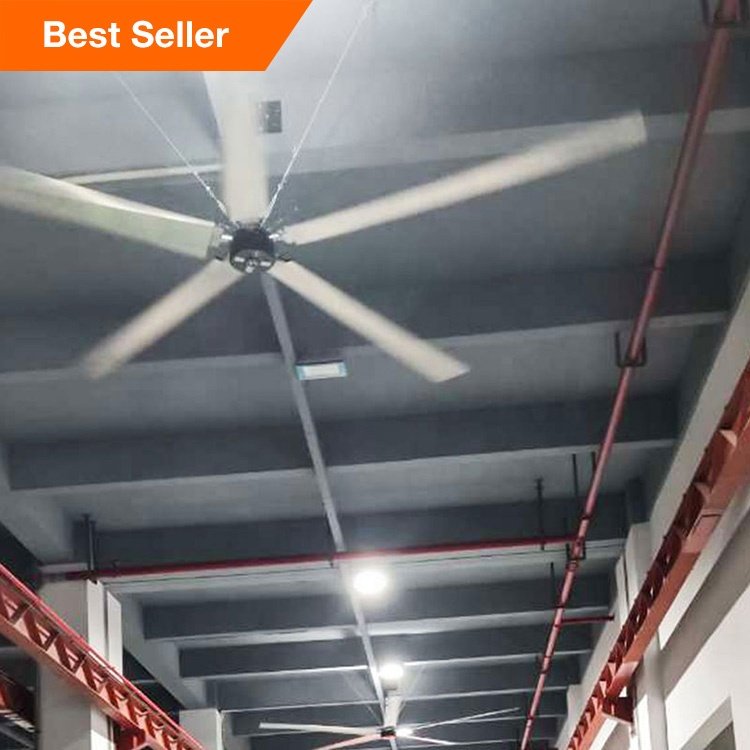 24ft Ceiling Roof Ventilation Hvls Big Warehouse Fan Industrial Electrical air Fans Cooling