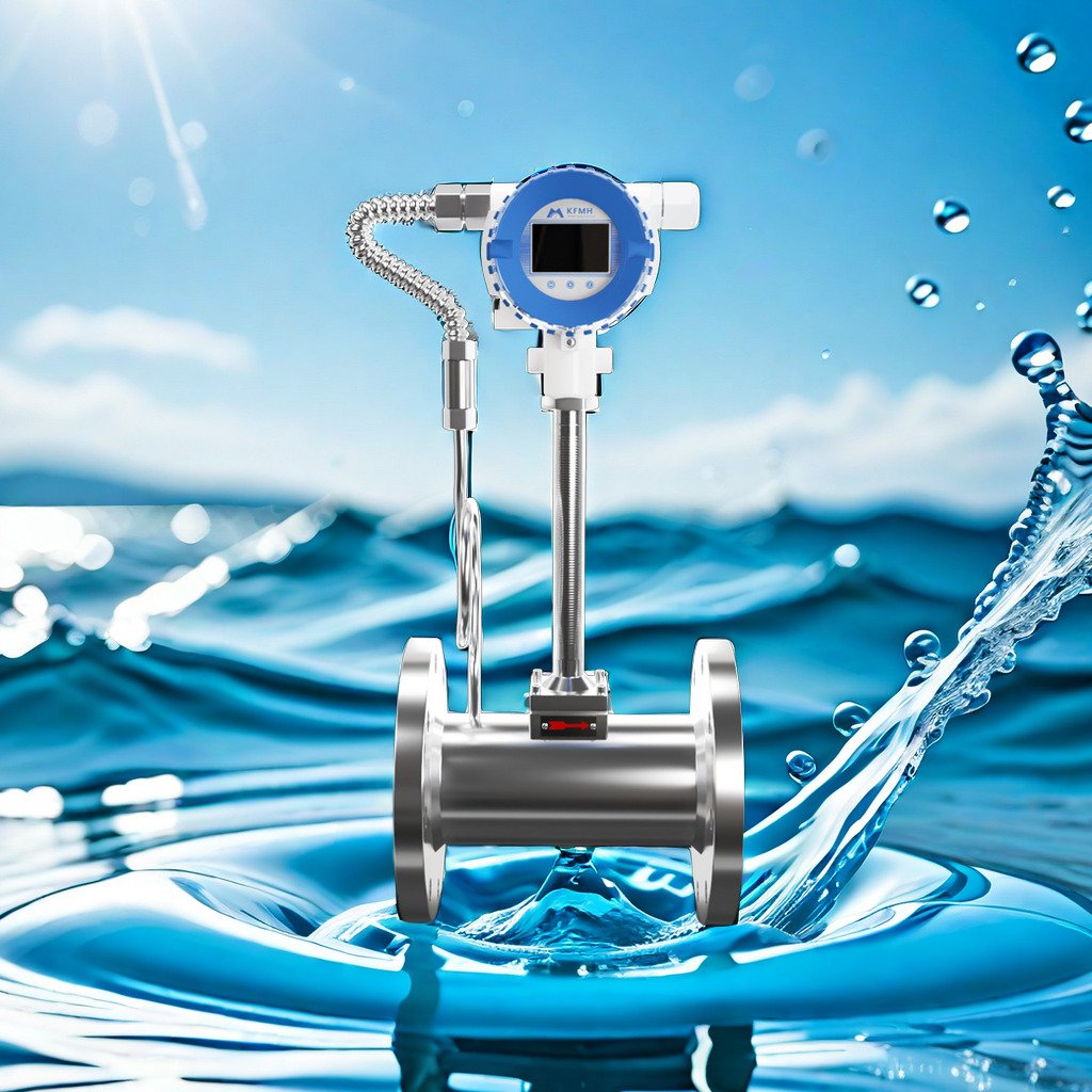 DN80 Flow Meters Volumetric Flow Rate Vortex Flow Meter