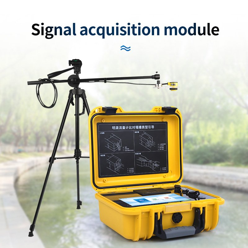 High Precision Submerd Doppler Ultrasonic Open Channel Flowmeter For River Lake Deep Well Flow Rate Measurement Test Equipment