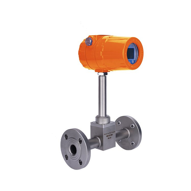 Stainless Steel Vortex Flow Meter for Gas Mass Air Flow Measures Oxygen Chlorine Nitrogen Ammonia Biogas-OEM Customizable