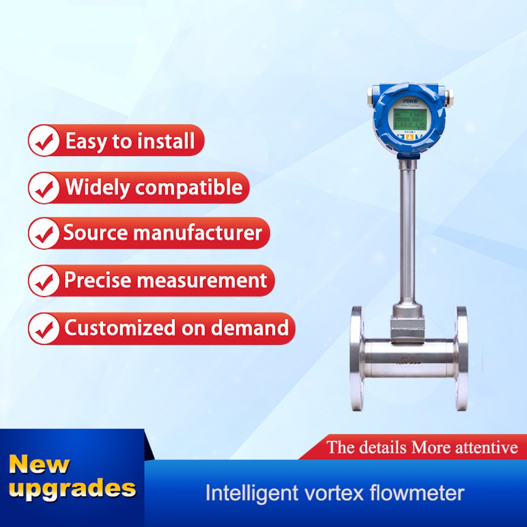 Air vapor Flowmeter, Price Flowmeter, vortex Gas Flowmeter, Digital Natural Gas vortex Flowmeter