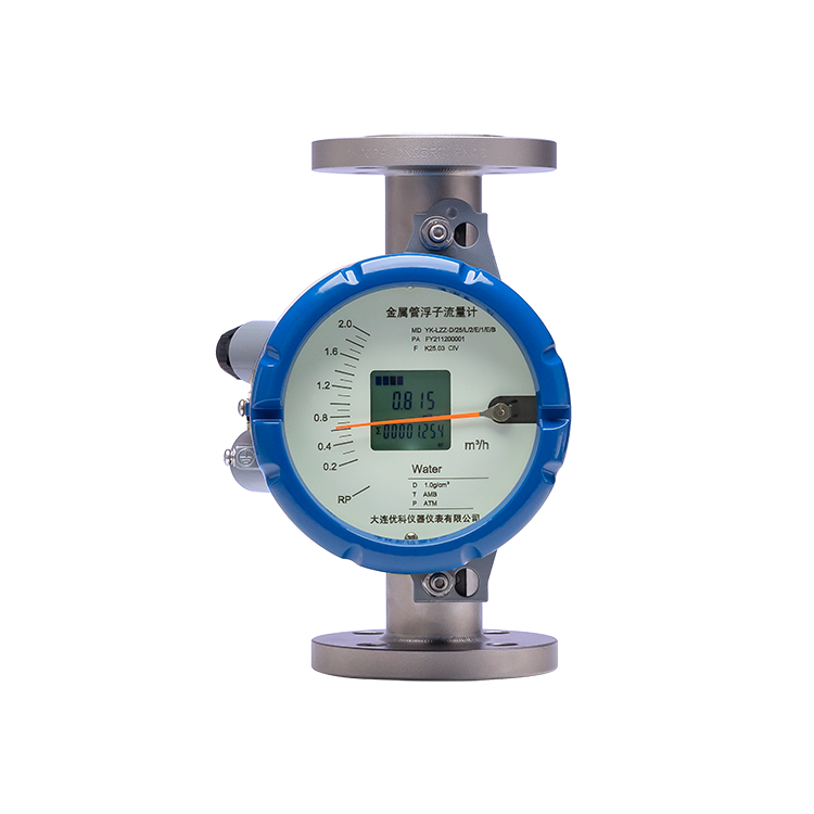 Digital Oxygen Flowmeter Metal Tube Variable Area Flowmeter for Industrial Use